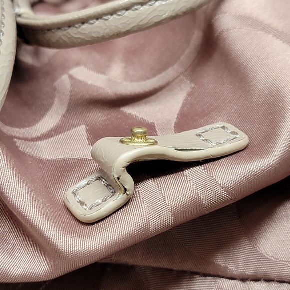 Coach Getaway Signature Nylon Packable Backpack Tan Brown No. F30781 - Picture 12 of 16